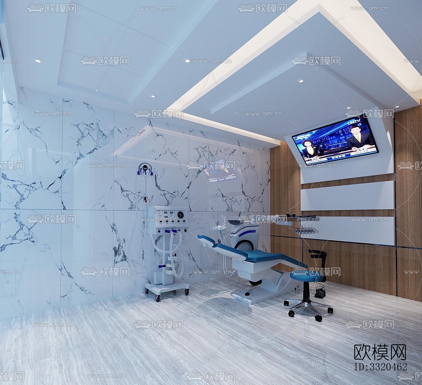 现代医院效果图下载（渲染图6）