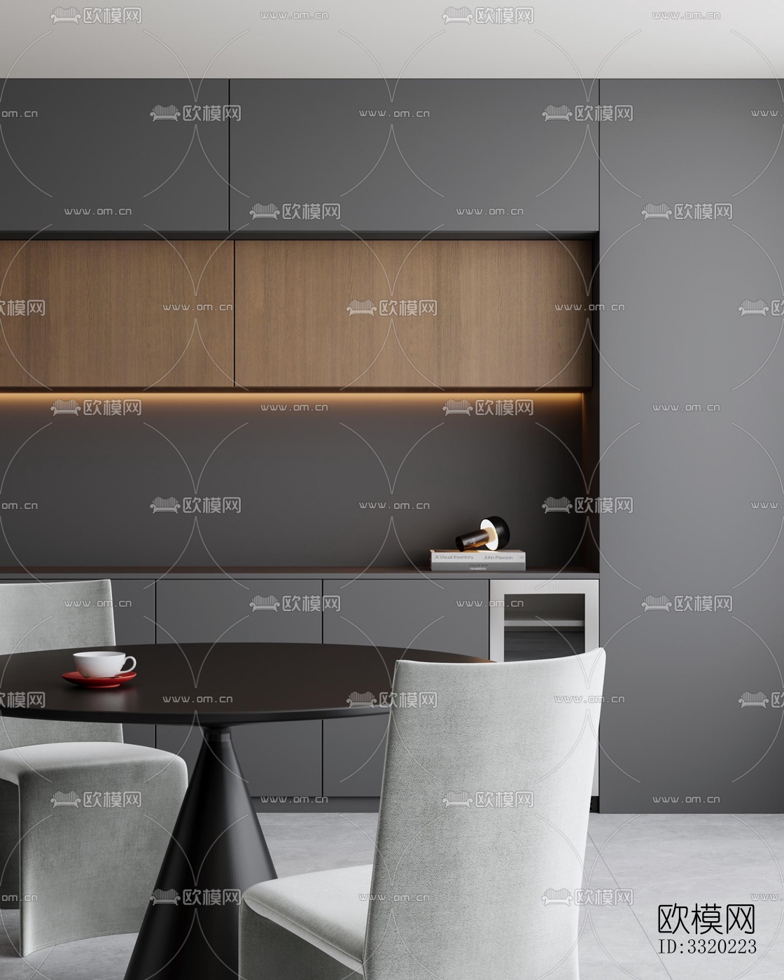 现代客厅效果图下载（渲染图5）