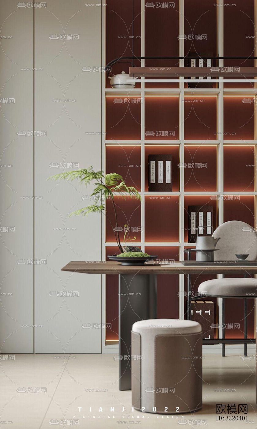 现代客厅效果图下载（渲染图5）