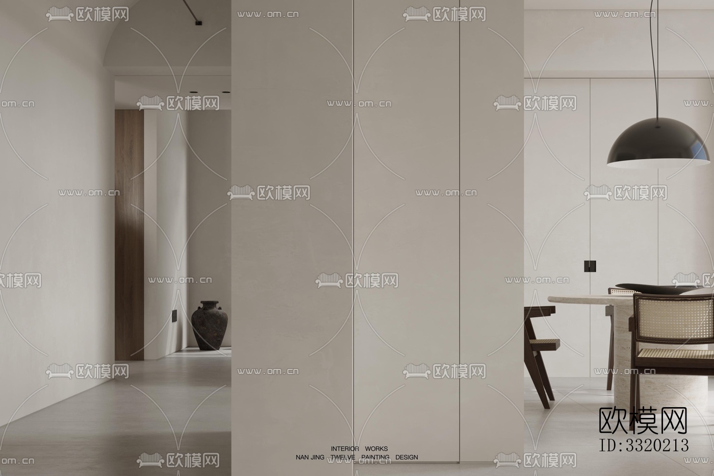 现代客厅效果图下载（渲染图7）