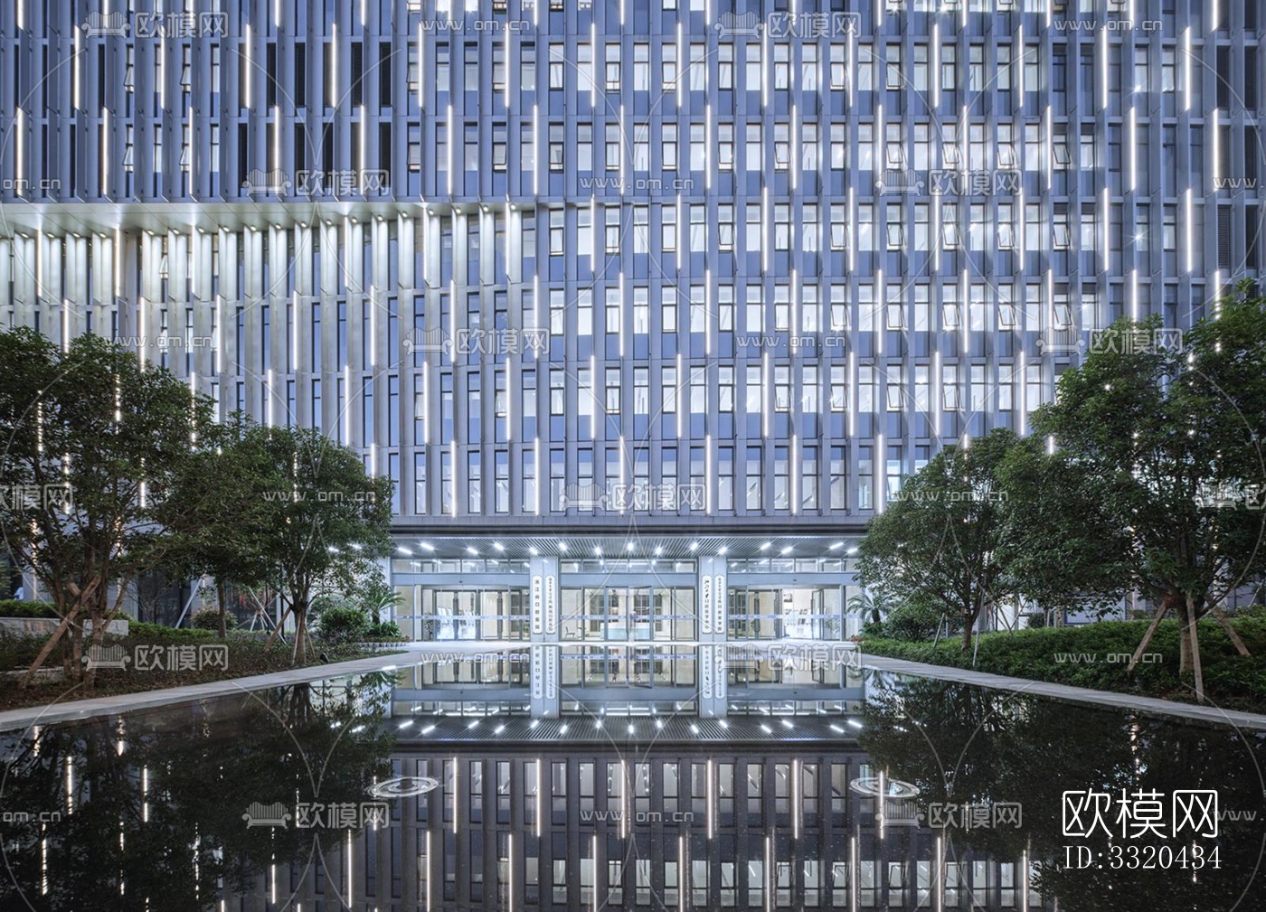 现代医院效果图下载（渲染图4）