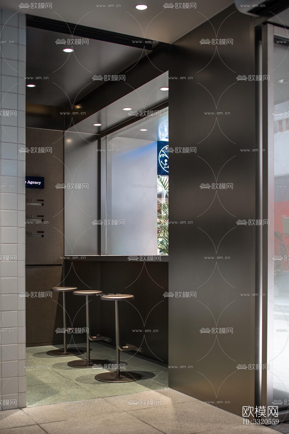 现代咖啡奶茶效果图下载（渲染图7）