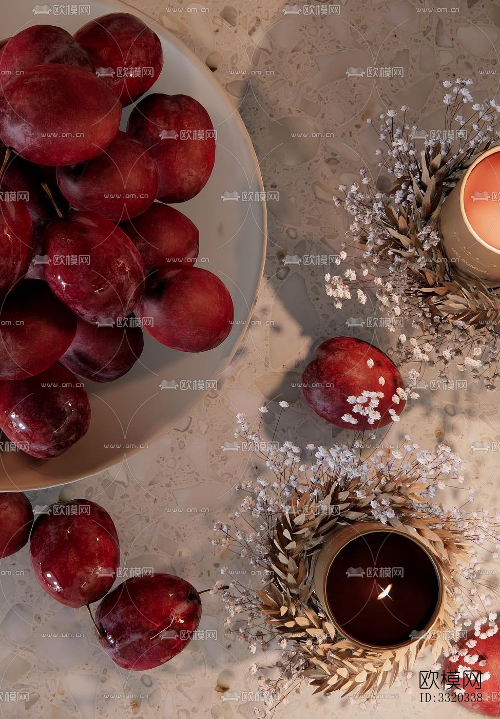 现代客厅效果图下载（渲染图4）