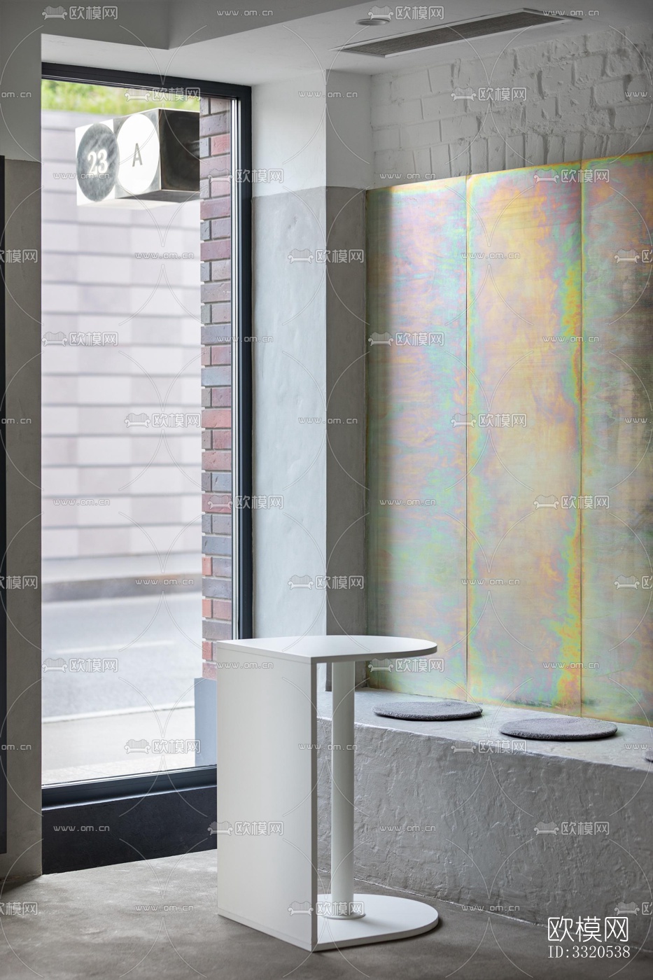 现代咖啡奶茶效果图下载（渲染图5）