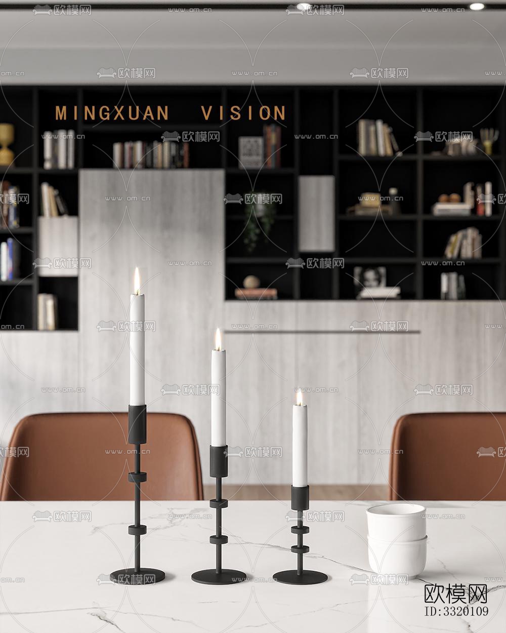 现代客厅效果图下载（渲染图5）