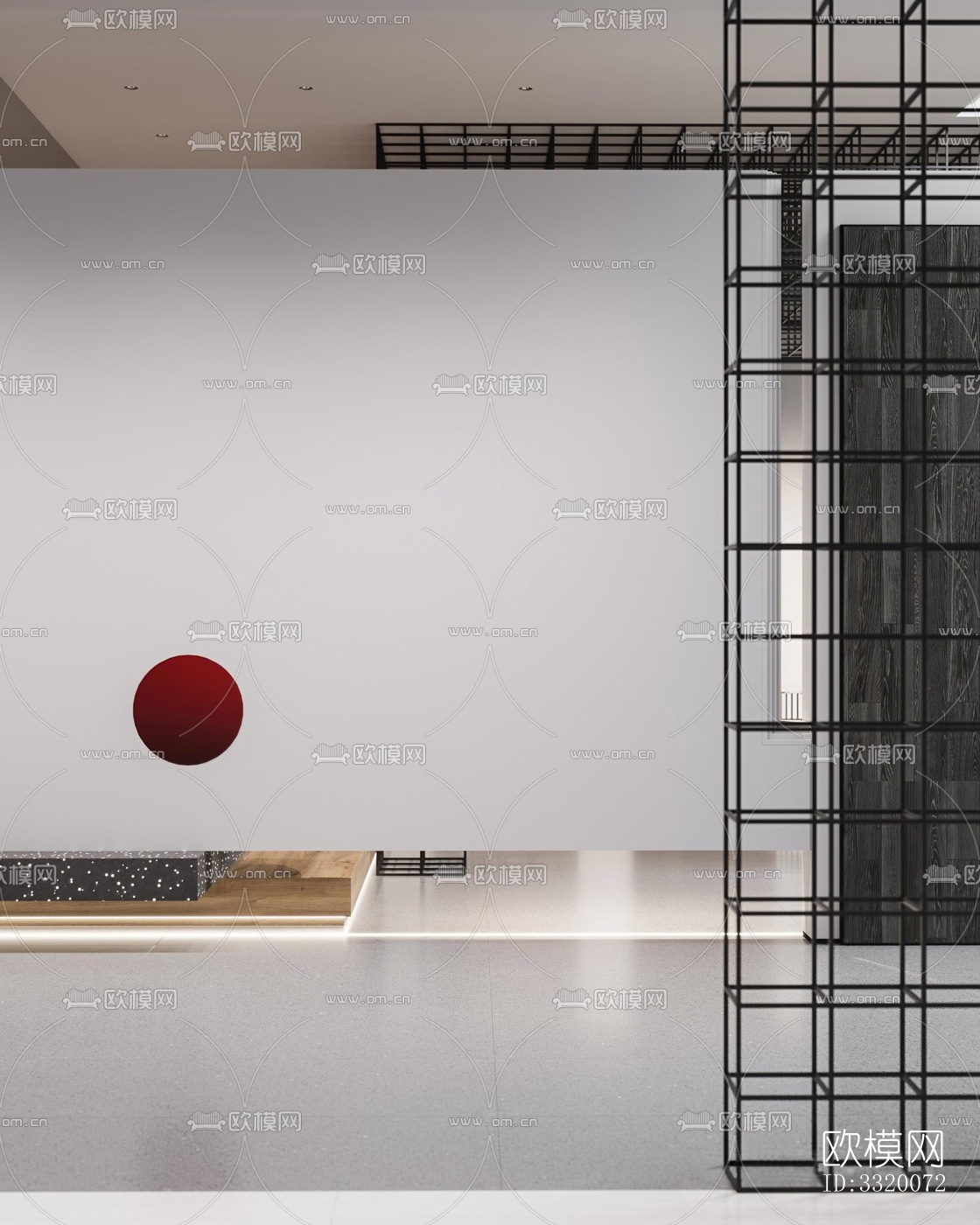 现代展览展厅效果图下载（渲染图3）