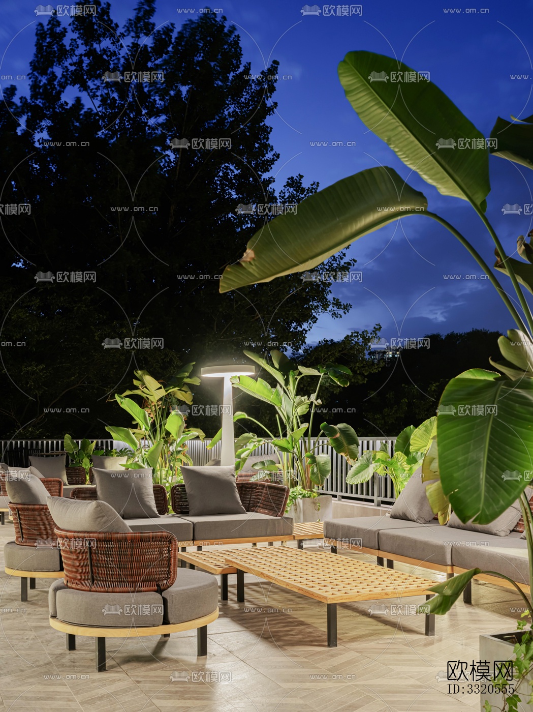 现代咖啡奶茶效果图下载（渲染图4）