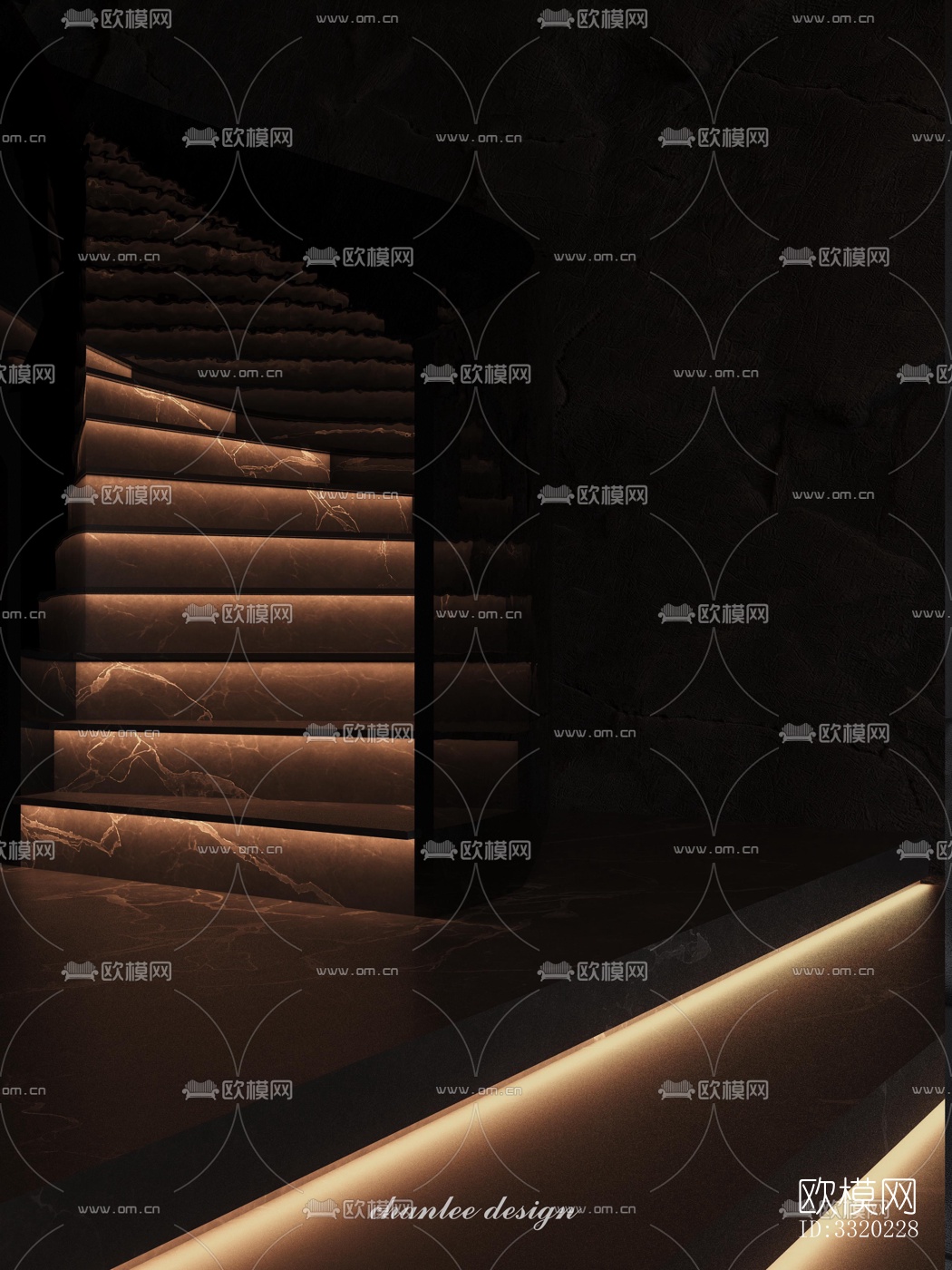 现代客厅效果图下载（渲染图2）