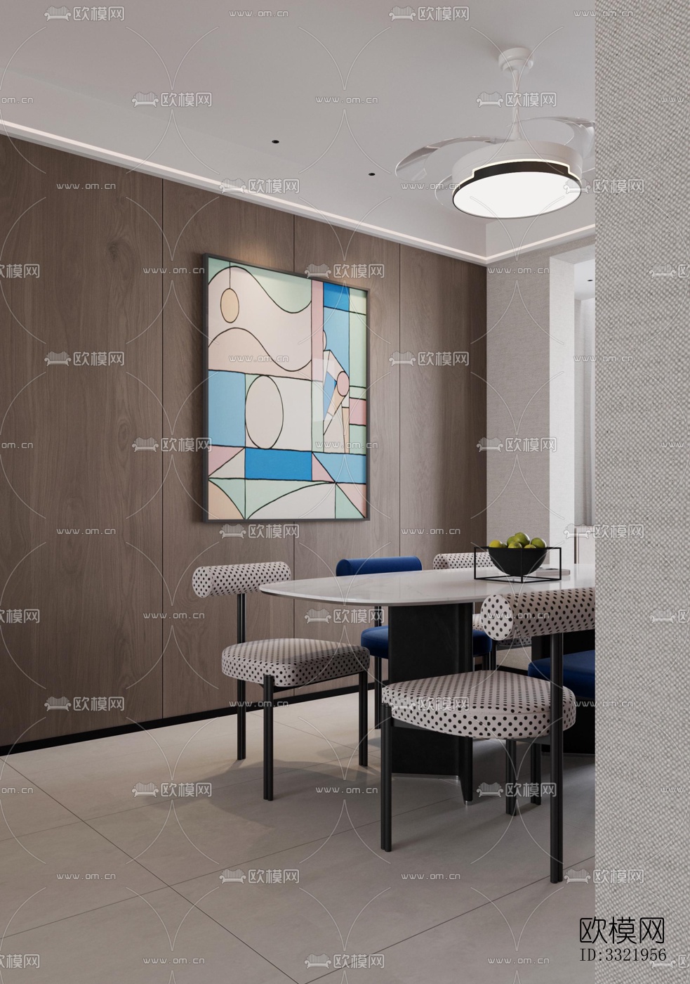 现代客厅效果图下载（渲染图1）