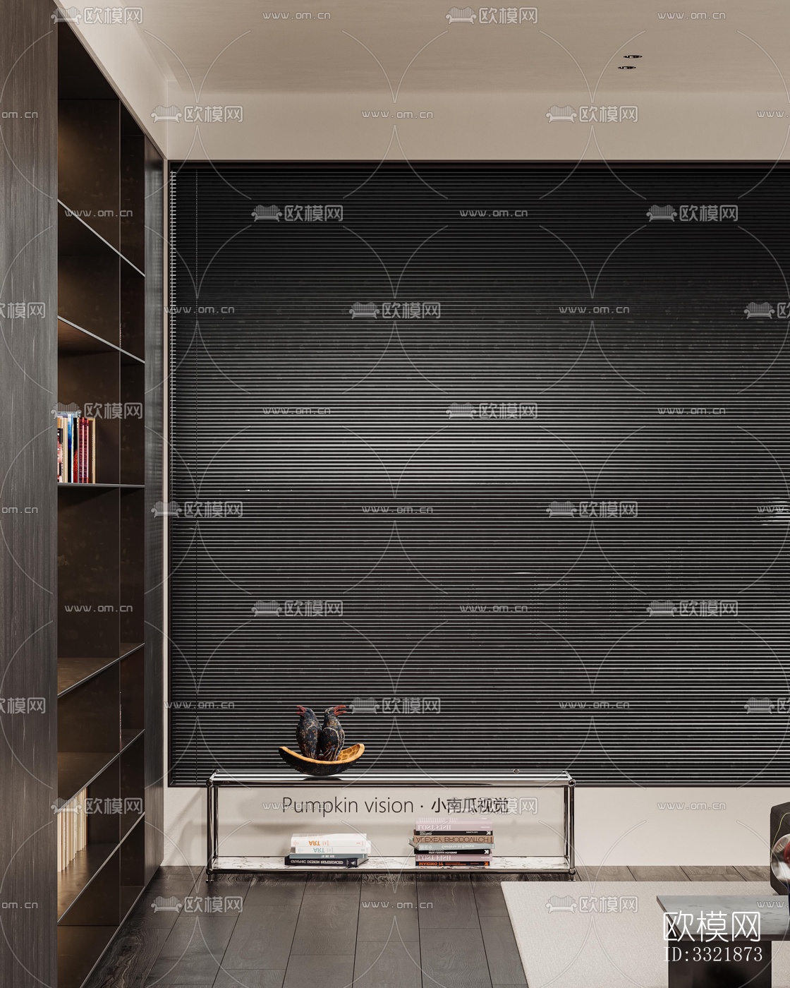 现代客厅效果图下载（渲染图10）