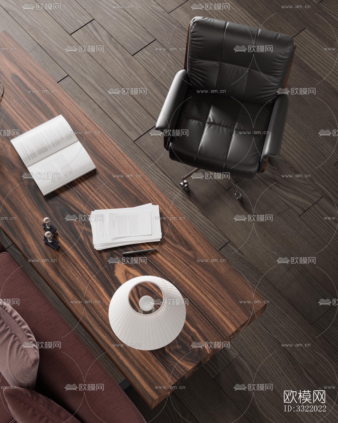 现代客厅效果图下载（渲染图4）