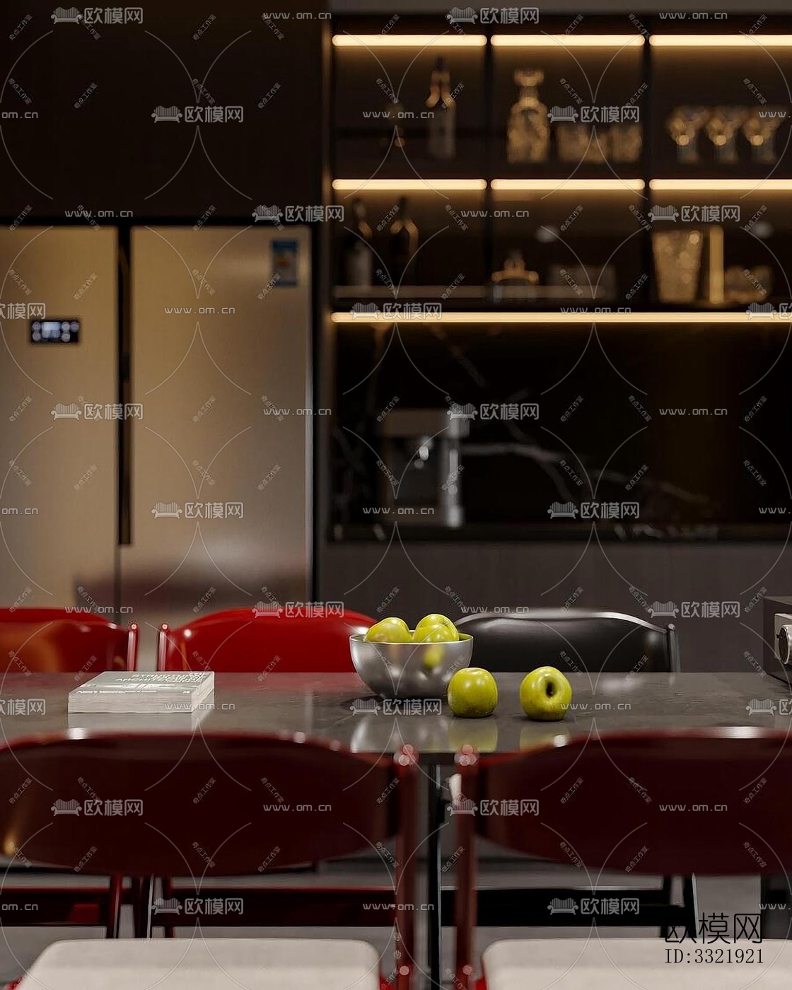 现代客厅效果图下载（渲染图3）