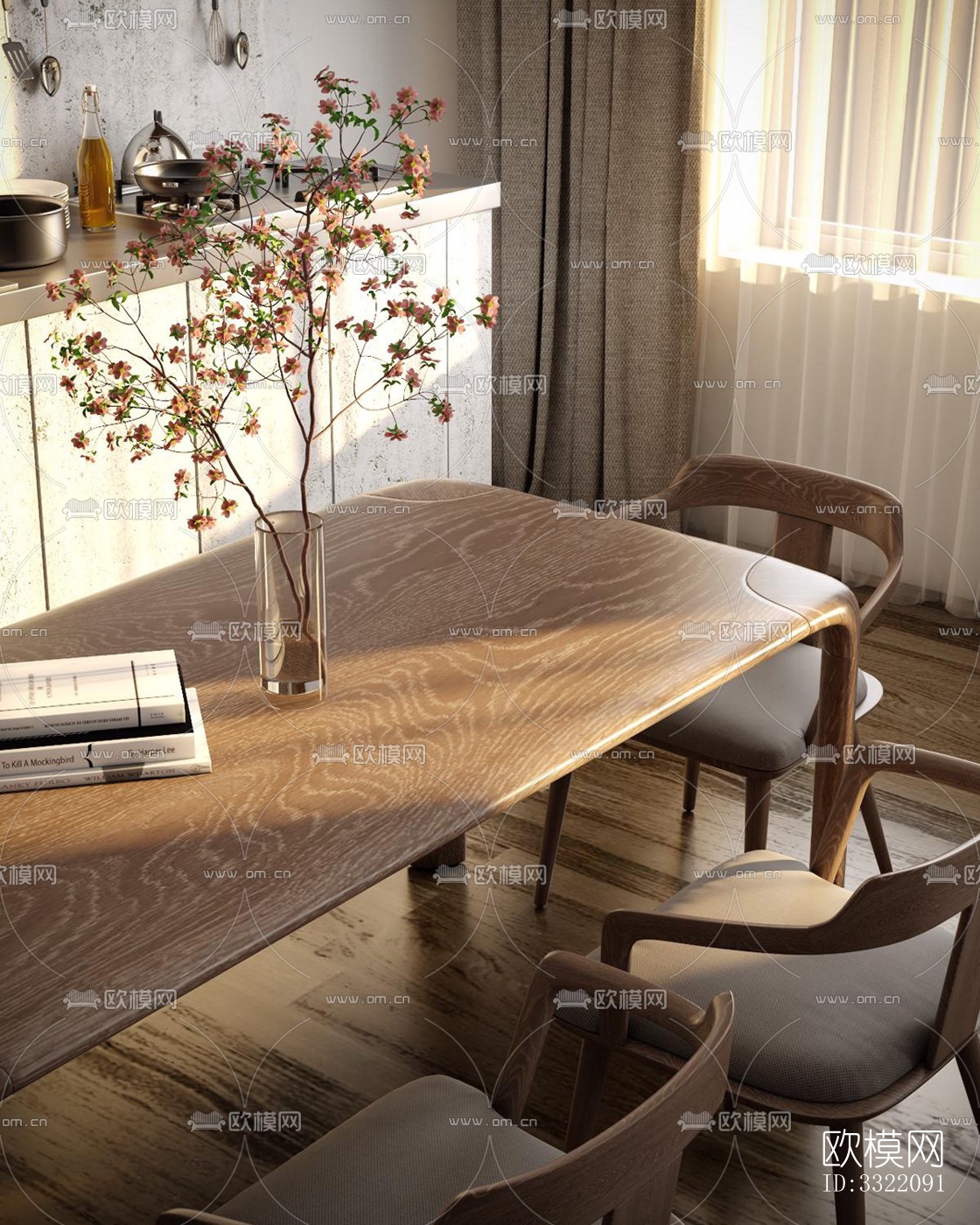 现代客厅效果图下载（渲染图6）