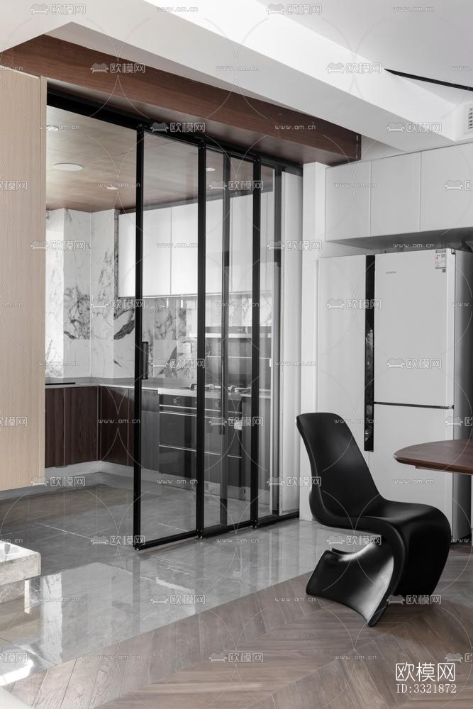 现代客厅效果图下载（渲染图2）