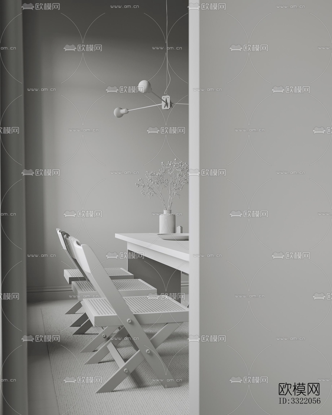 现代客厅效果图下载（渲染图10）