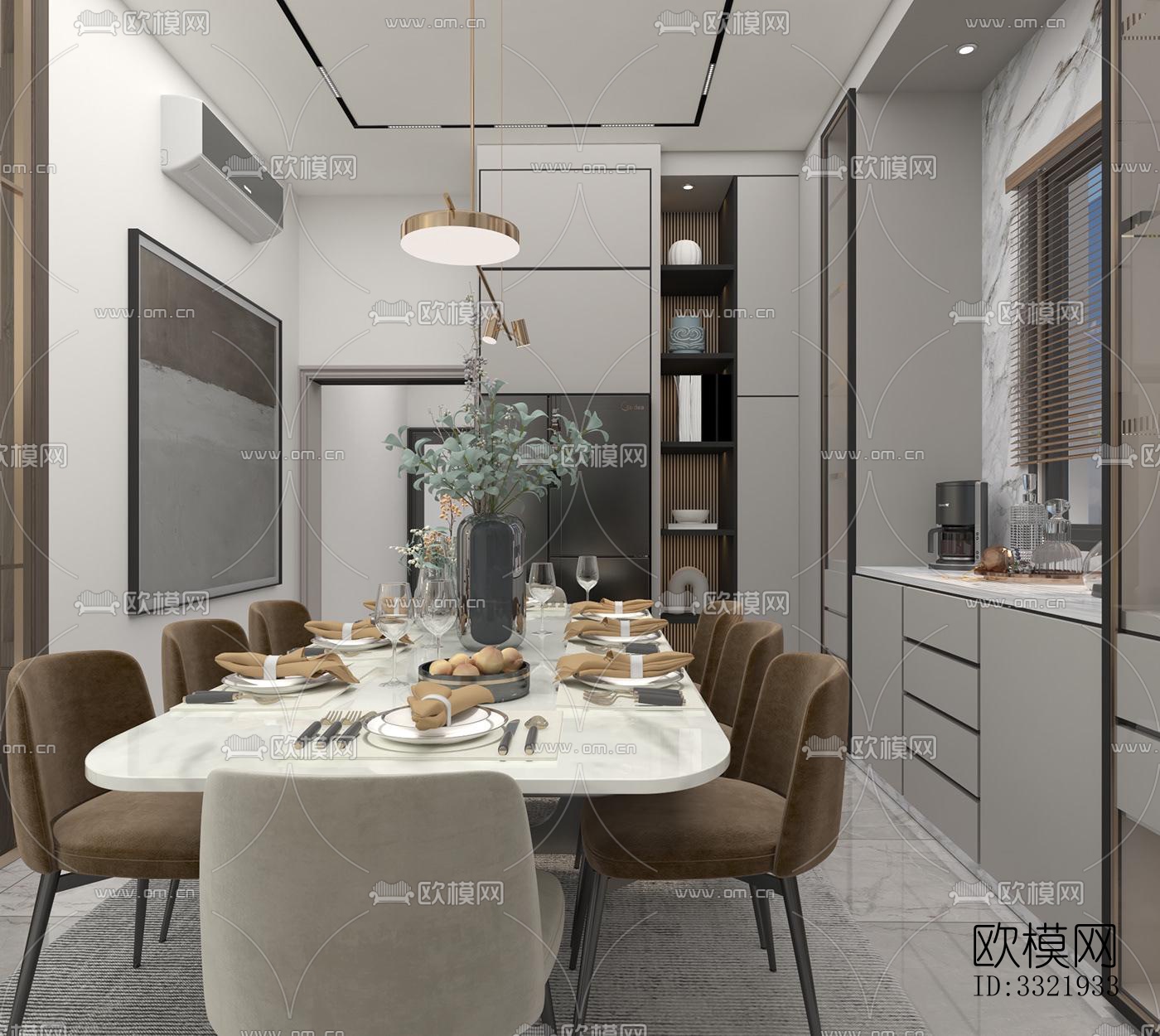 现代客厅效果图下载（渲染图5）