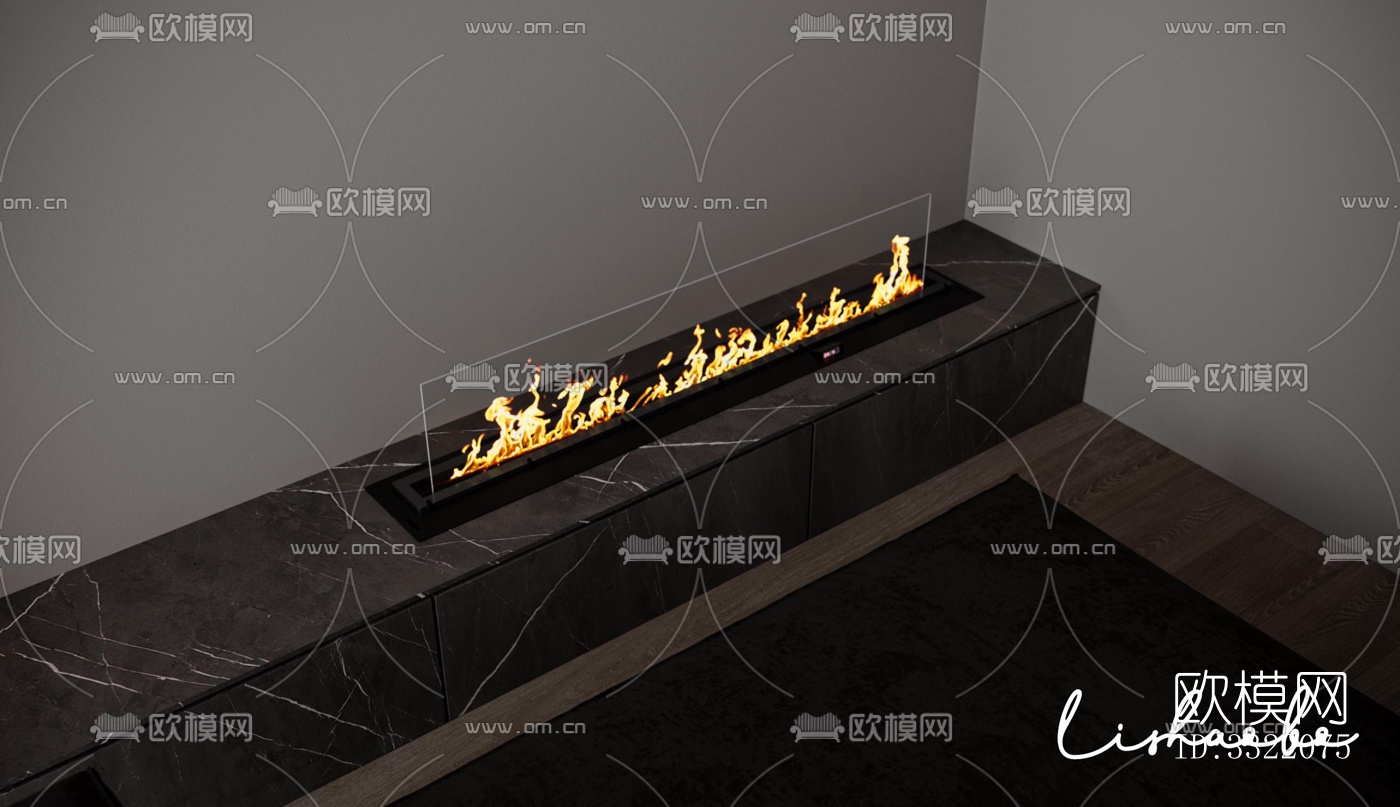 现代客厅效果图下载（渲染图4）