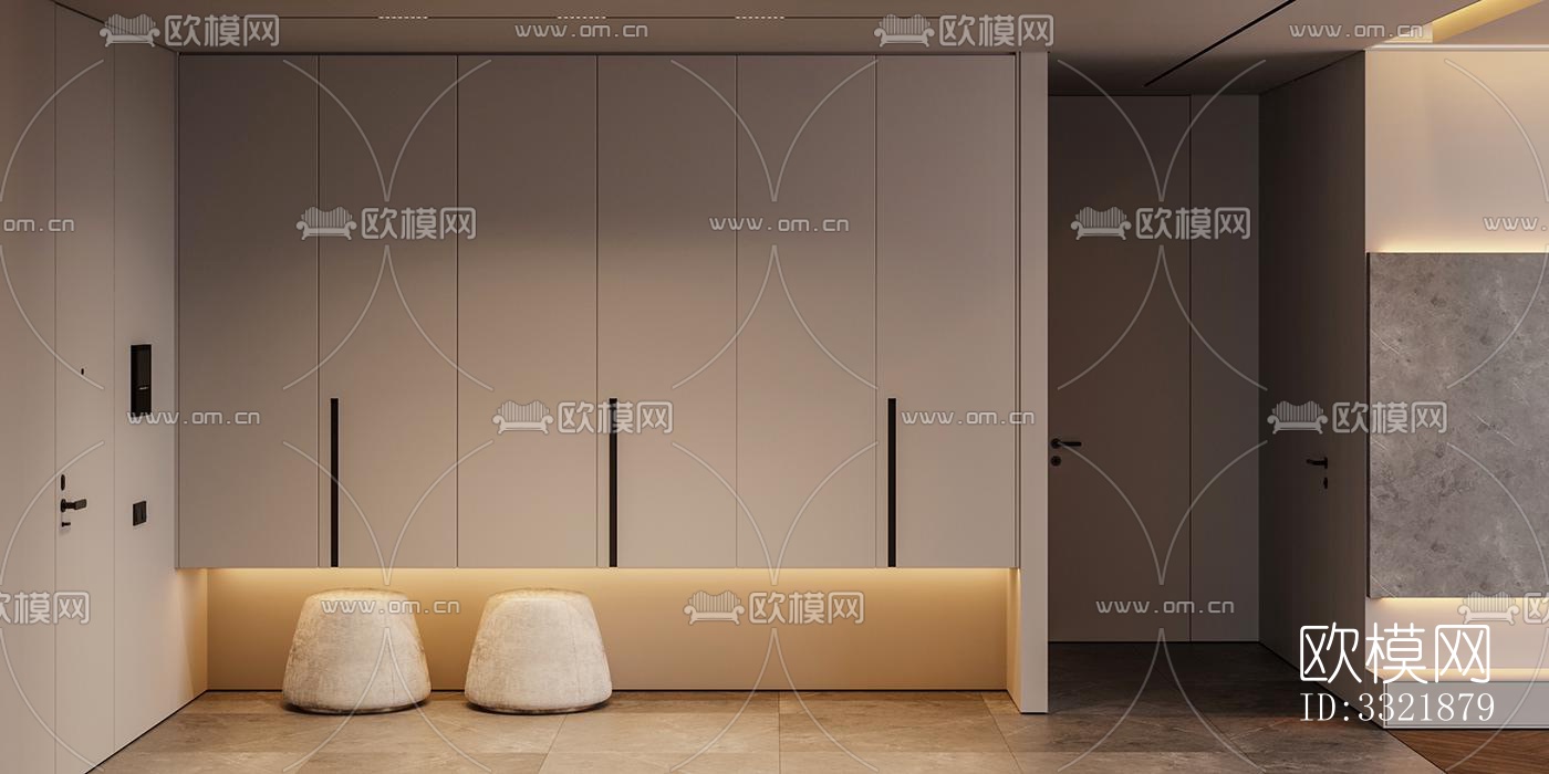 现代客厅效果图下载（渲染图18）