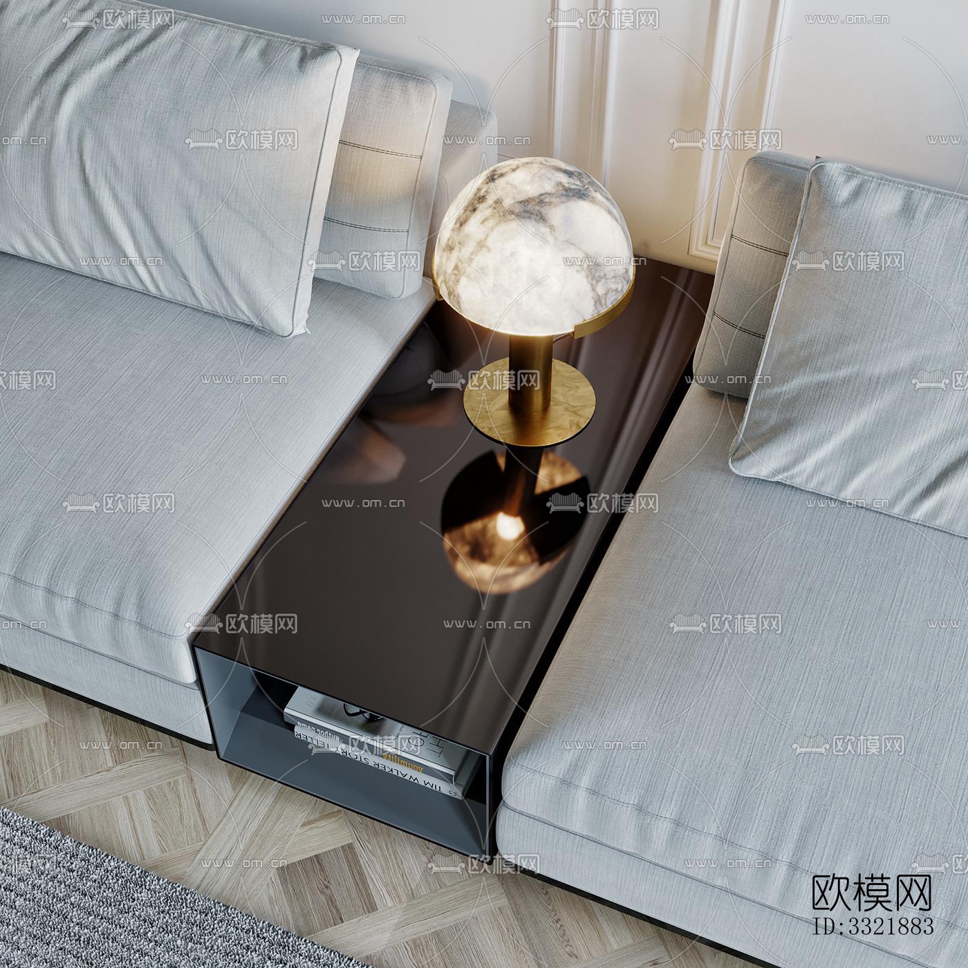 现代客厅效果图下载（渲染图8）