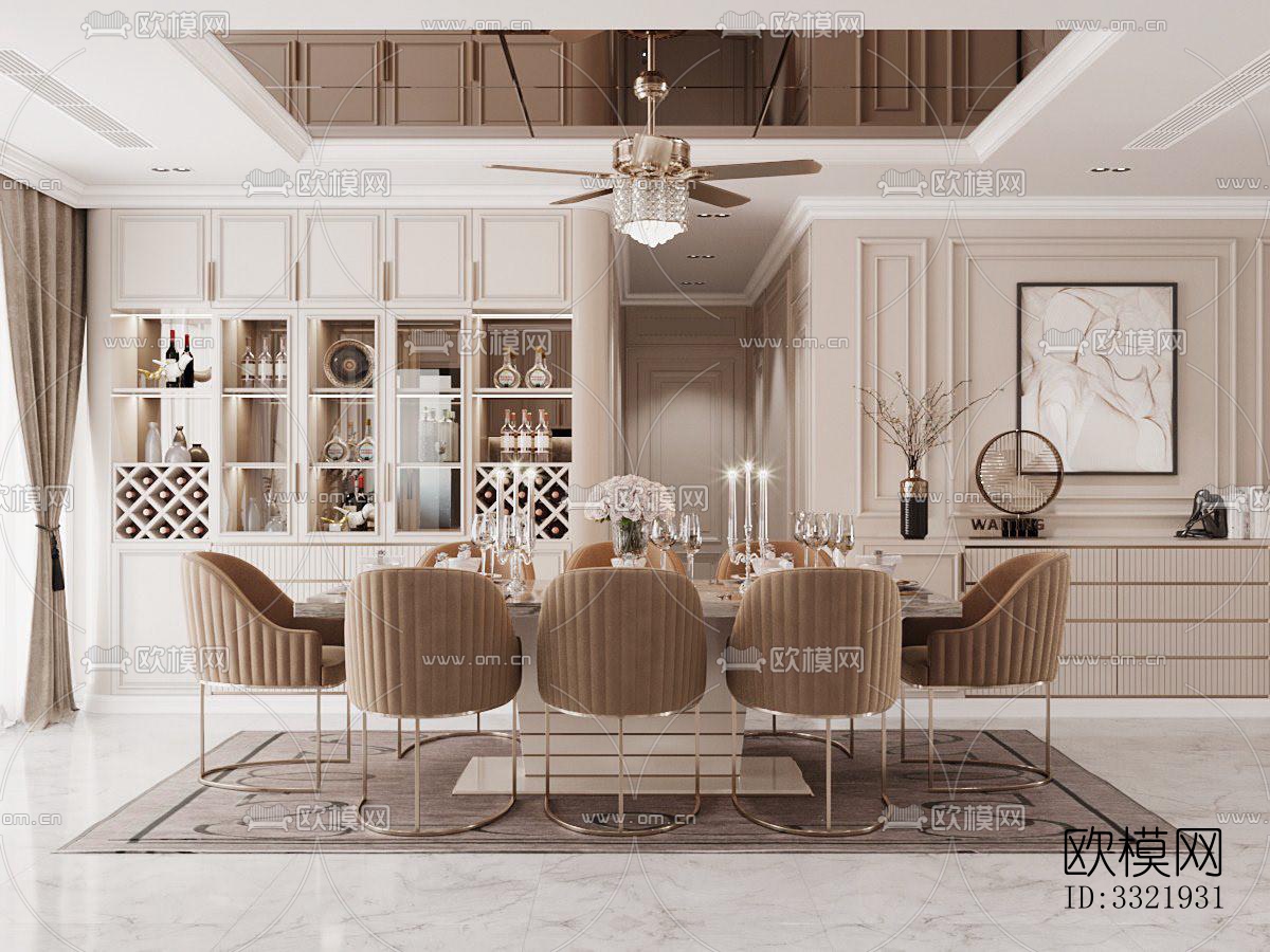 现代客厅效果图下载（渲染图4）