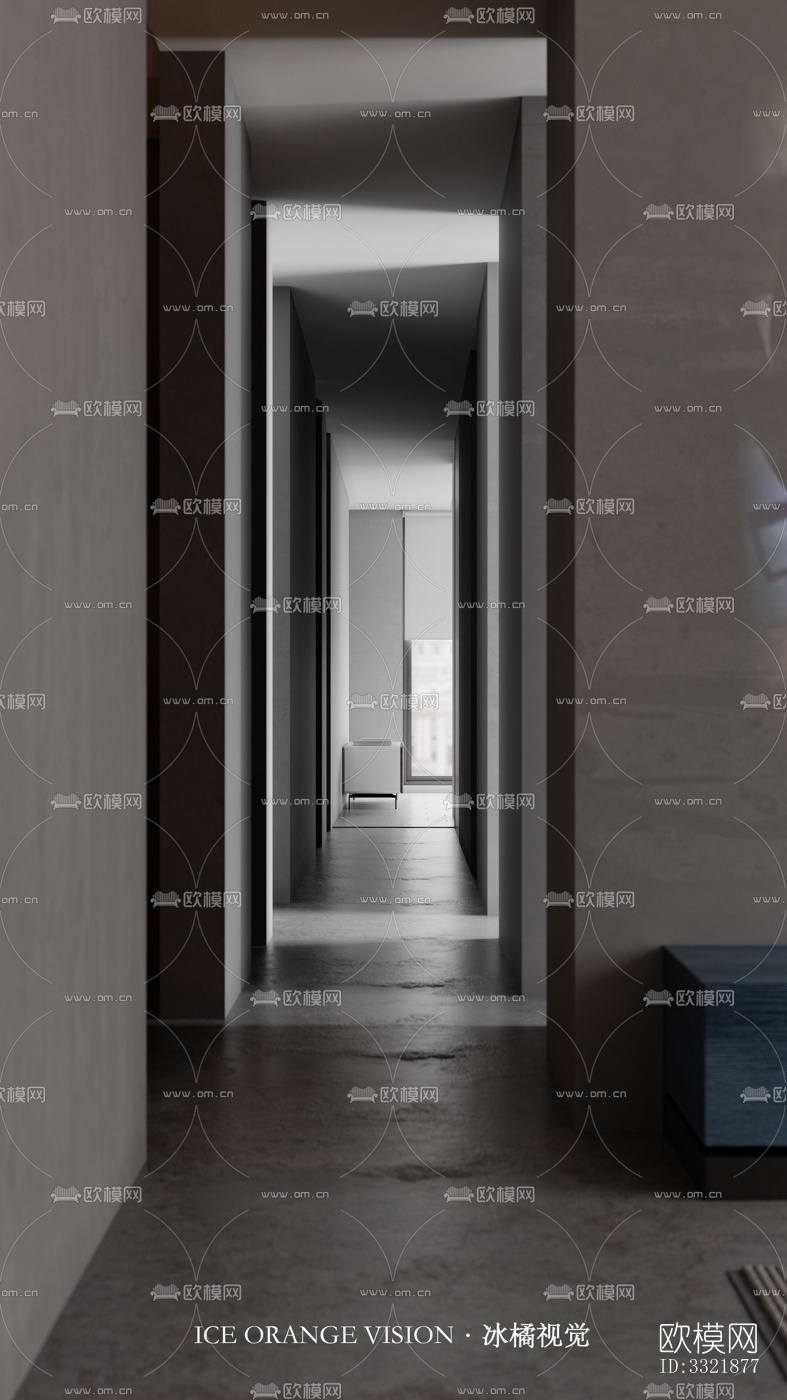 现代客厅效果图下载（渲染图8）