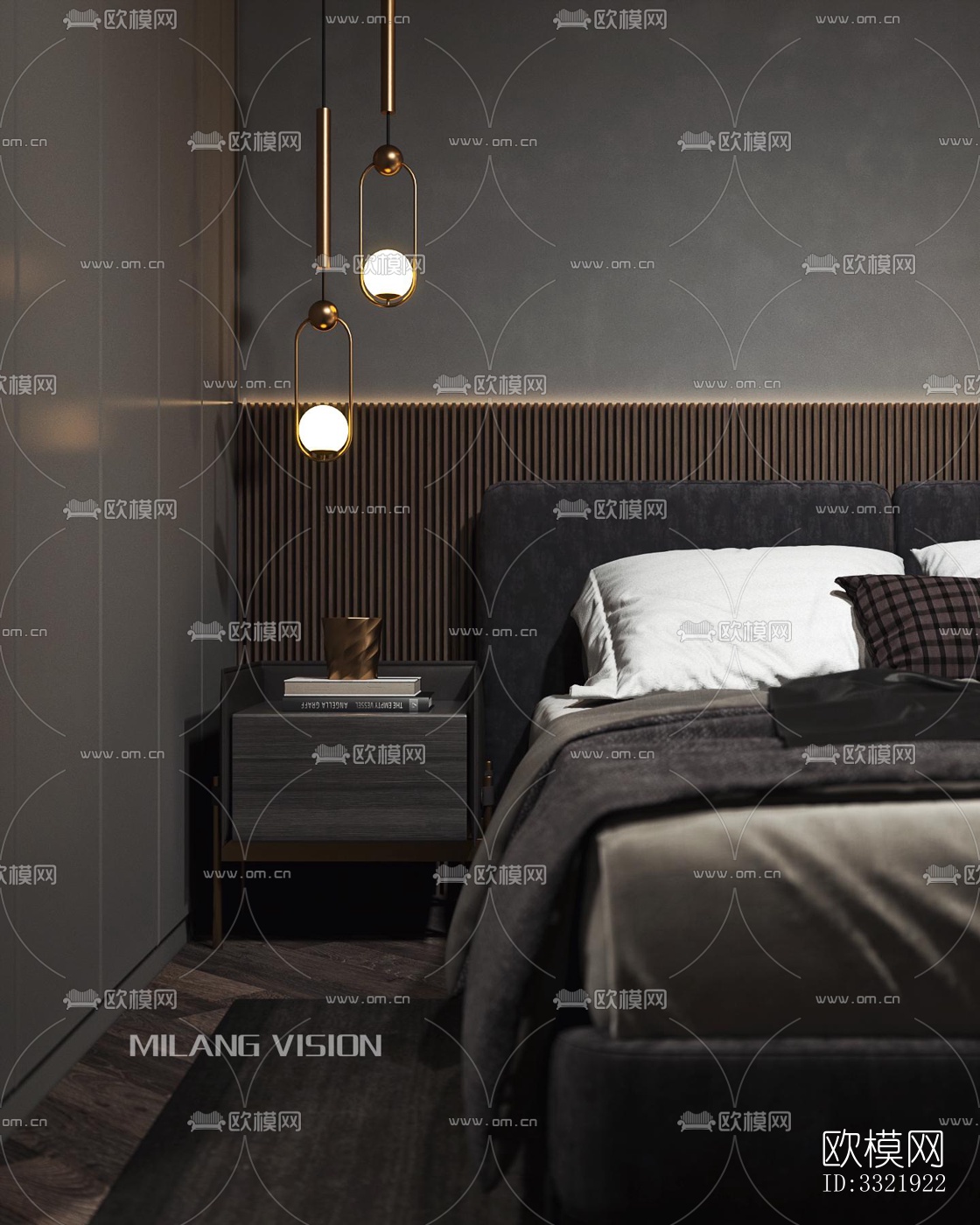 现代客厅效果图下载（渲染图10）