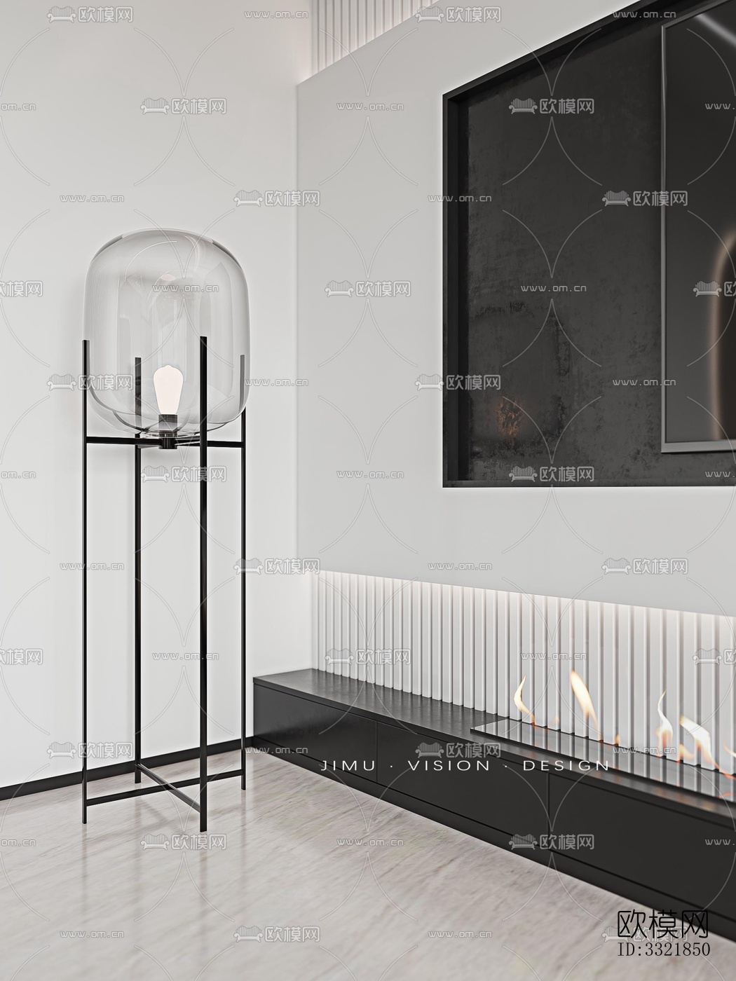 现代客厅效果图下载（渲染图14）