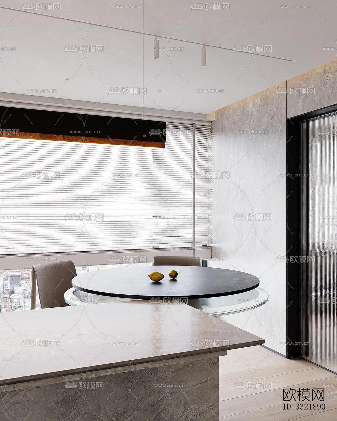 现代客厅效果图下载（渲染图6）