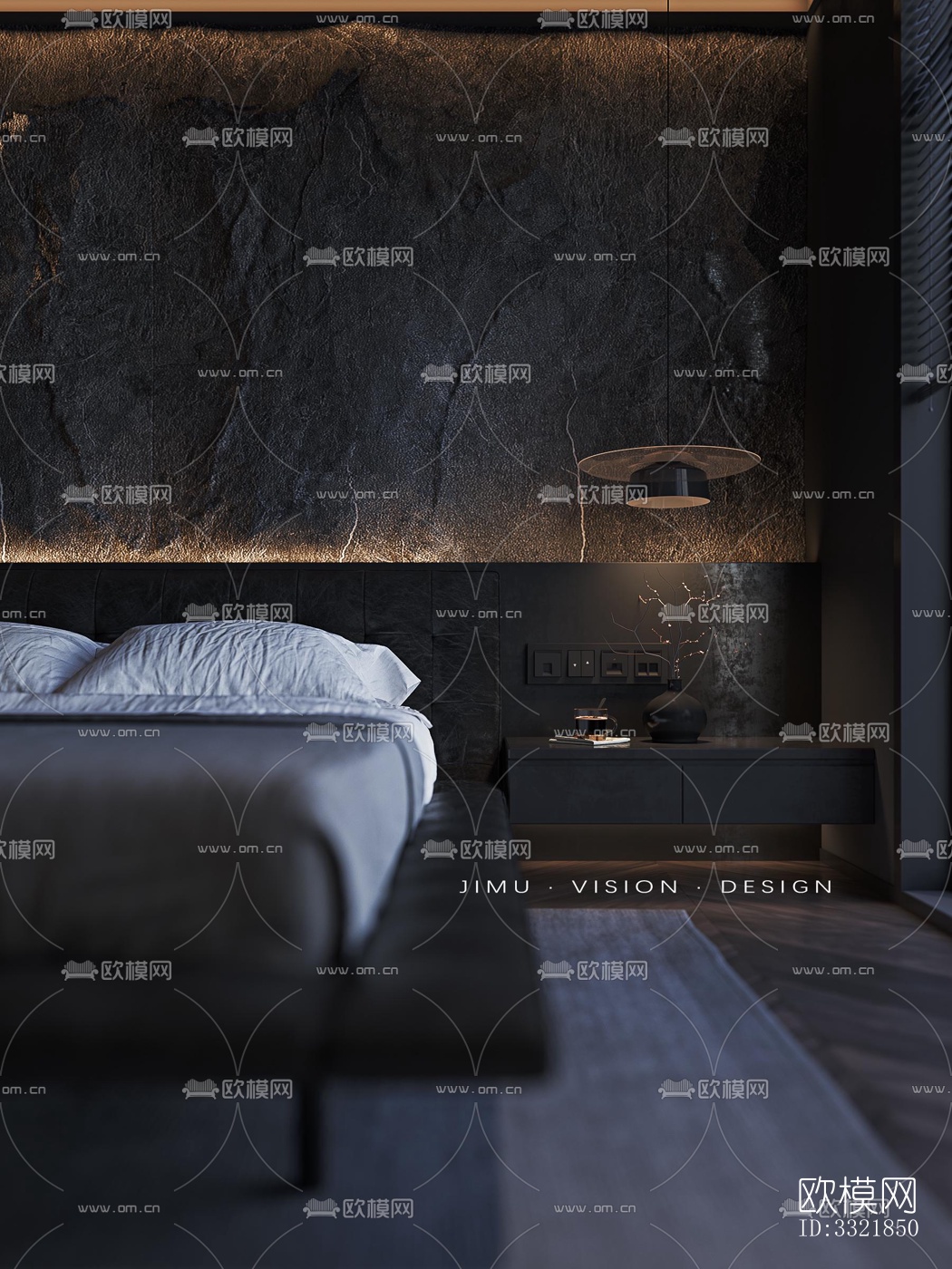 现代客厅效果图下载（渲染图8）