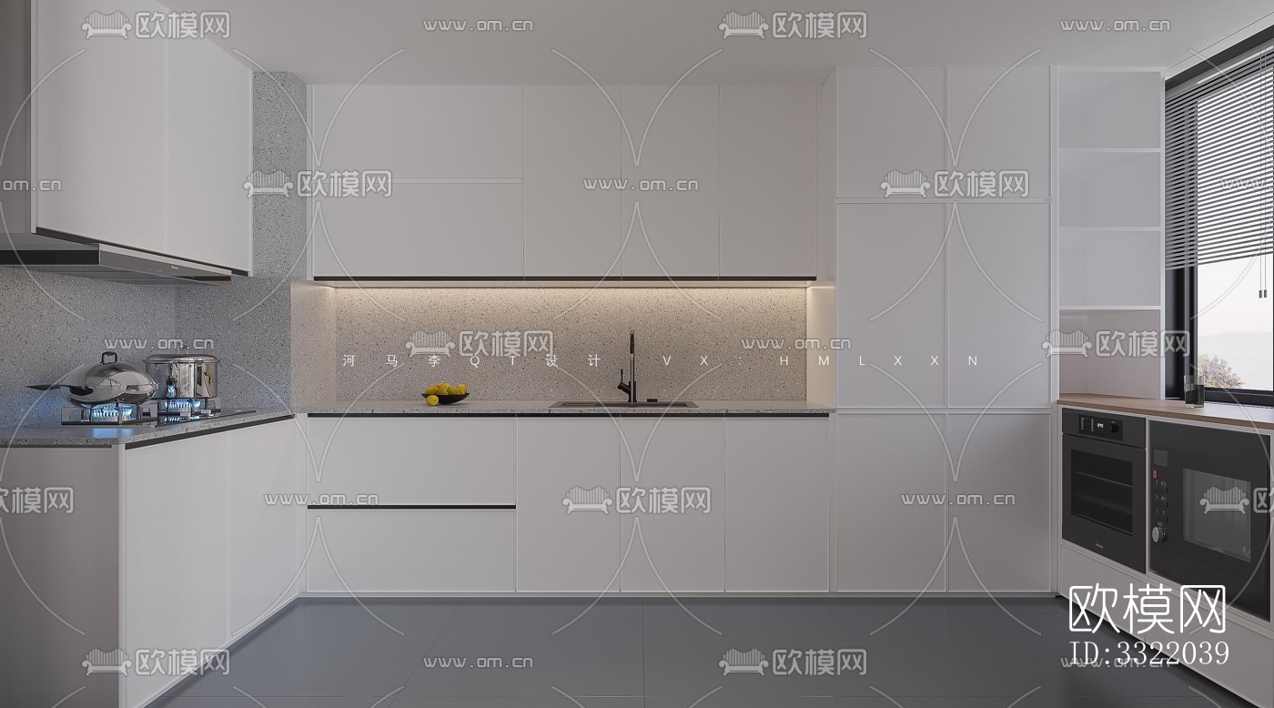 现代客厅效果图下载（渲染图5）