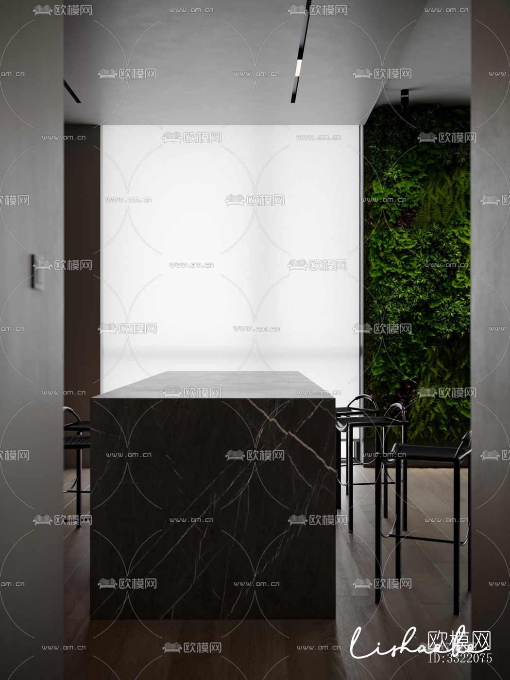 现代客厅效果图下载（渲染图5）