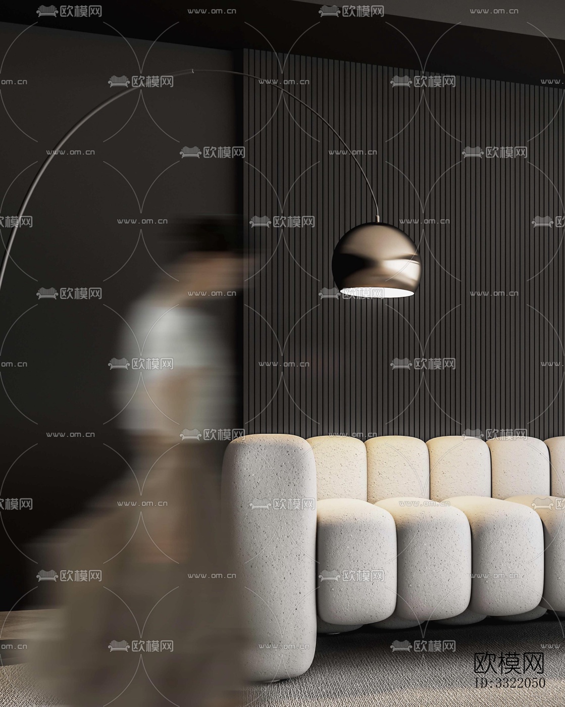 现代客厅效果图下载（渲染图1）