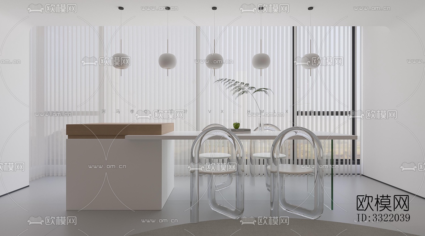 现代客厅效果图下载（渲染图6）