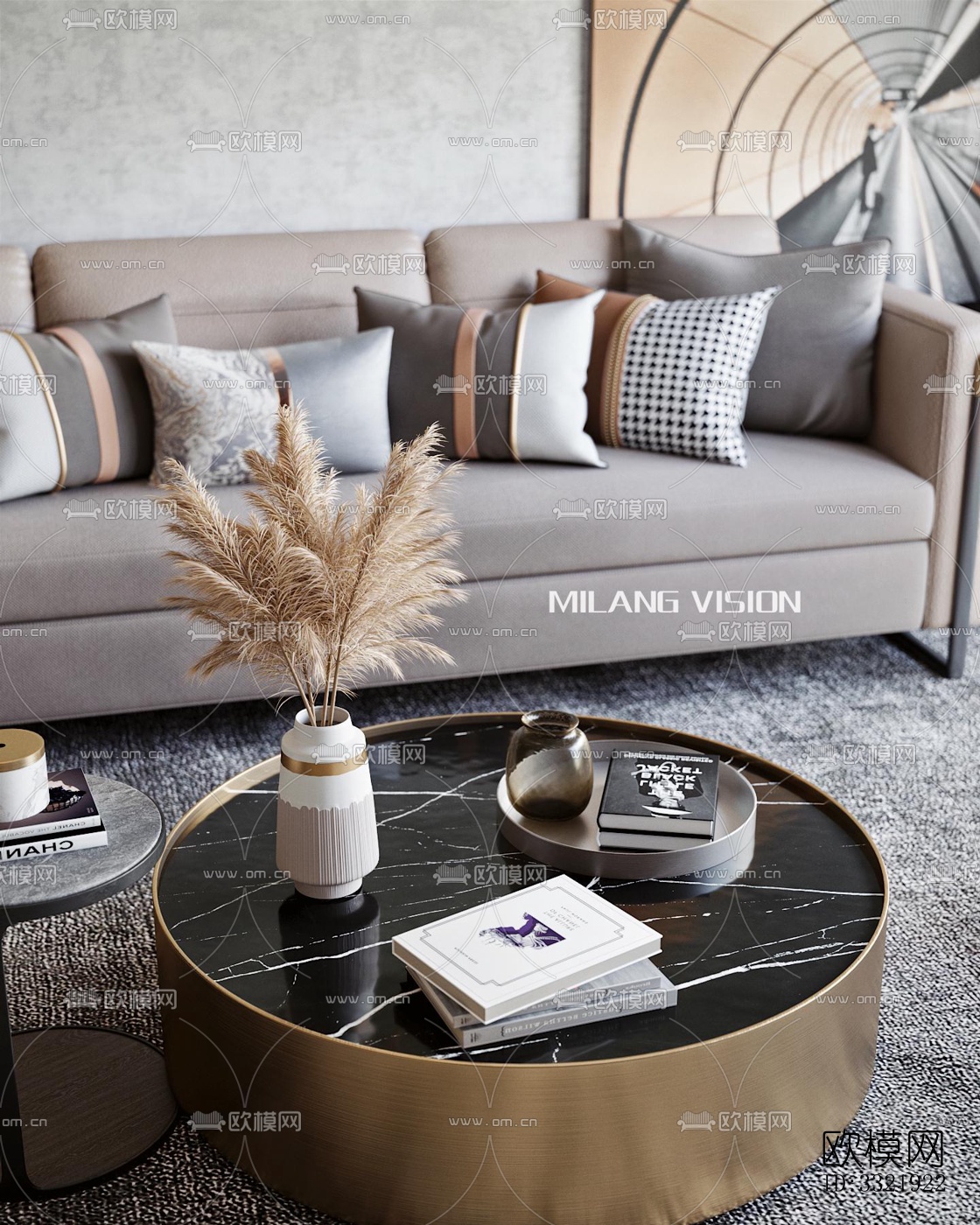 现代客厅效果图下载（渲染图6）