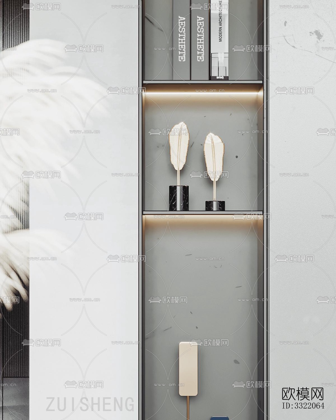 现代客厅效果图下载（渲染图8）