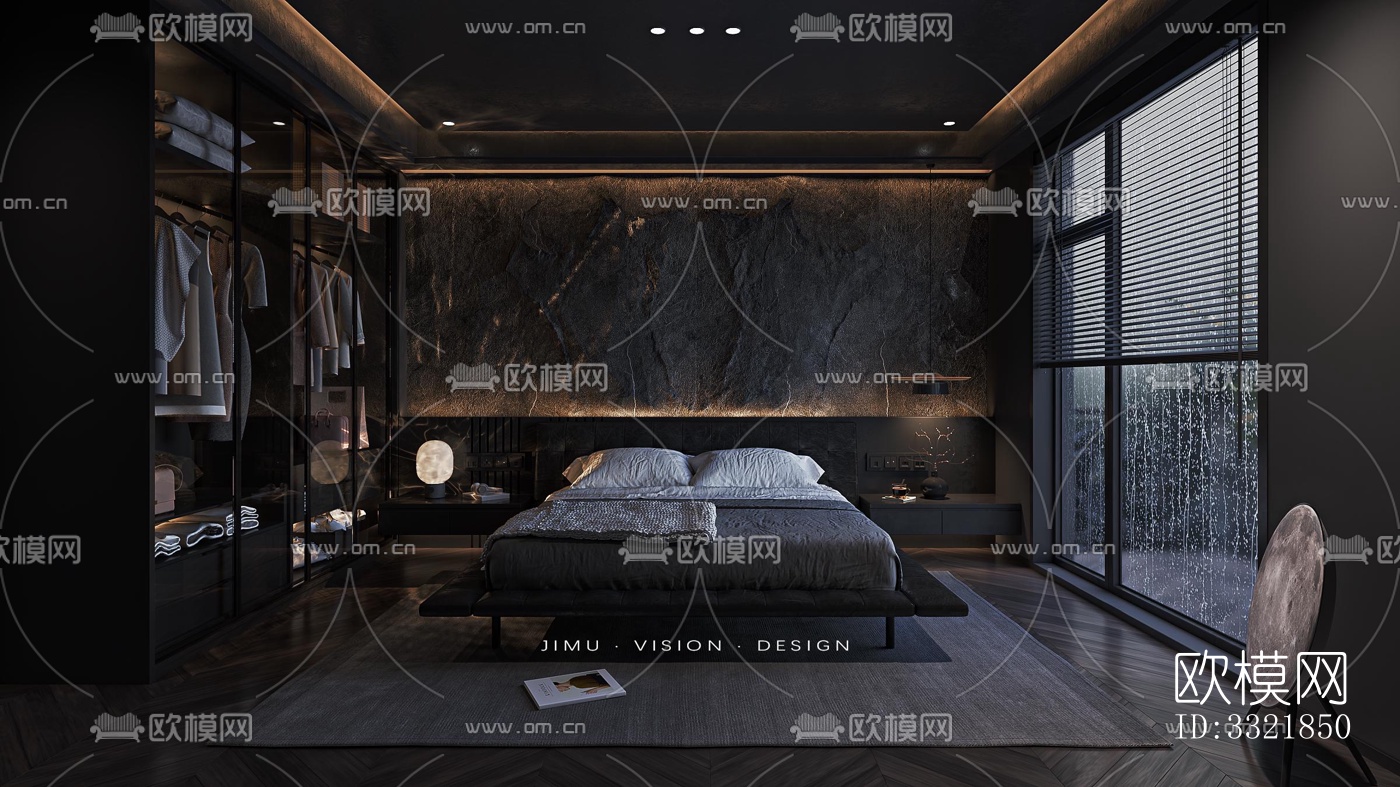 现代客厅效果图下载（渲染图17）