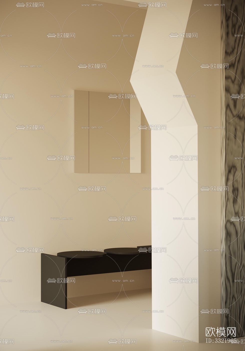 现代客厅效果图下载（渲染图6）