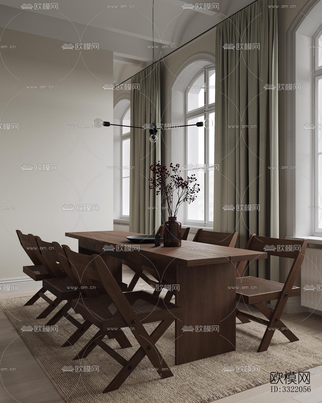 现代客厅效果图下载（渲染图12）