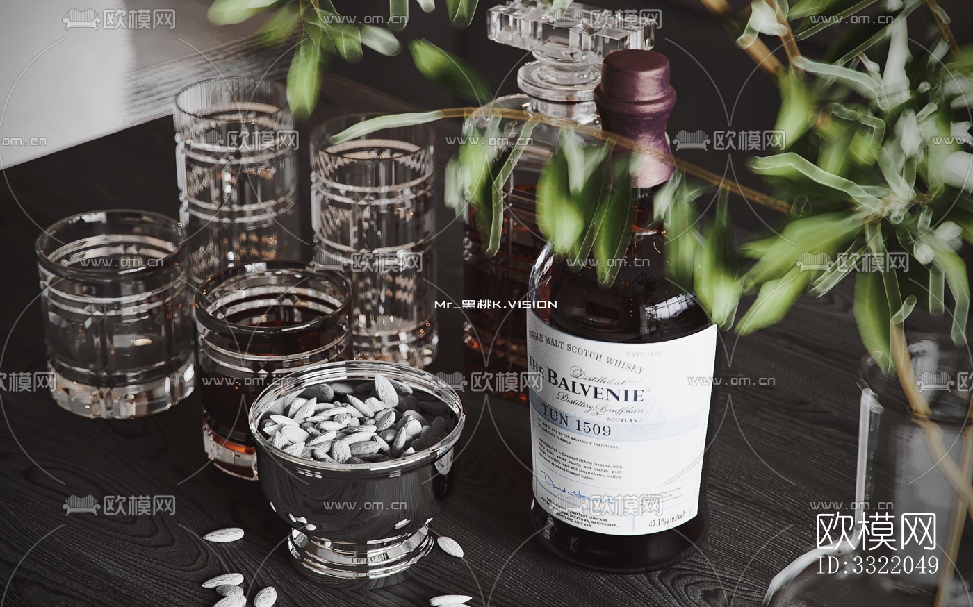 现代客厅效果图下载（渲染图6）