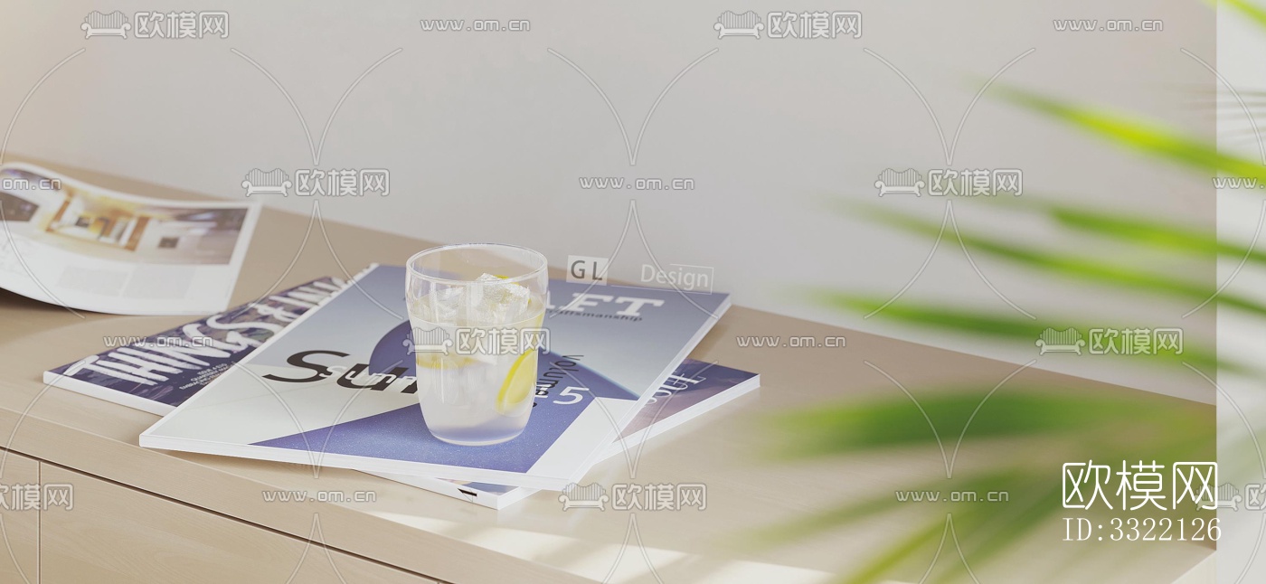 现代客厅效果图下载（渲染图3）