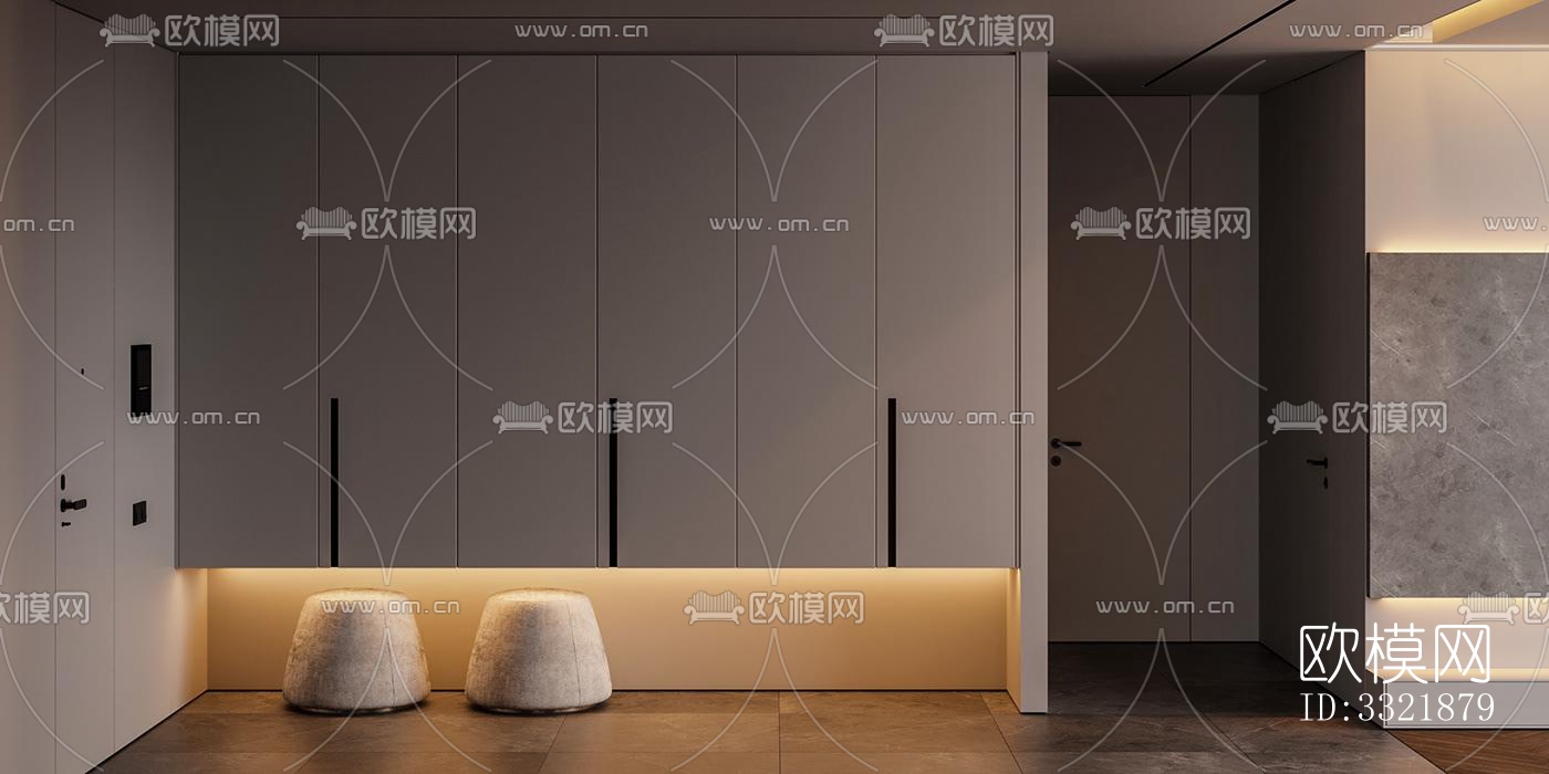 现代客厅效果图下载（渲染图16）