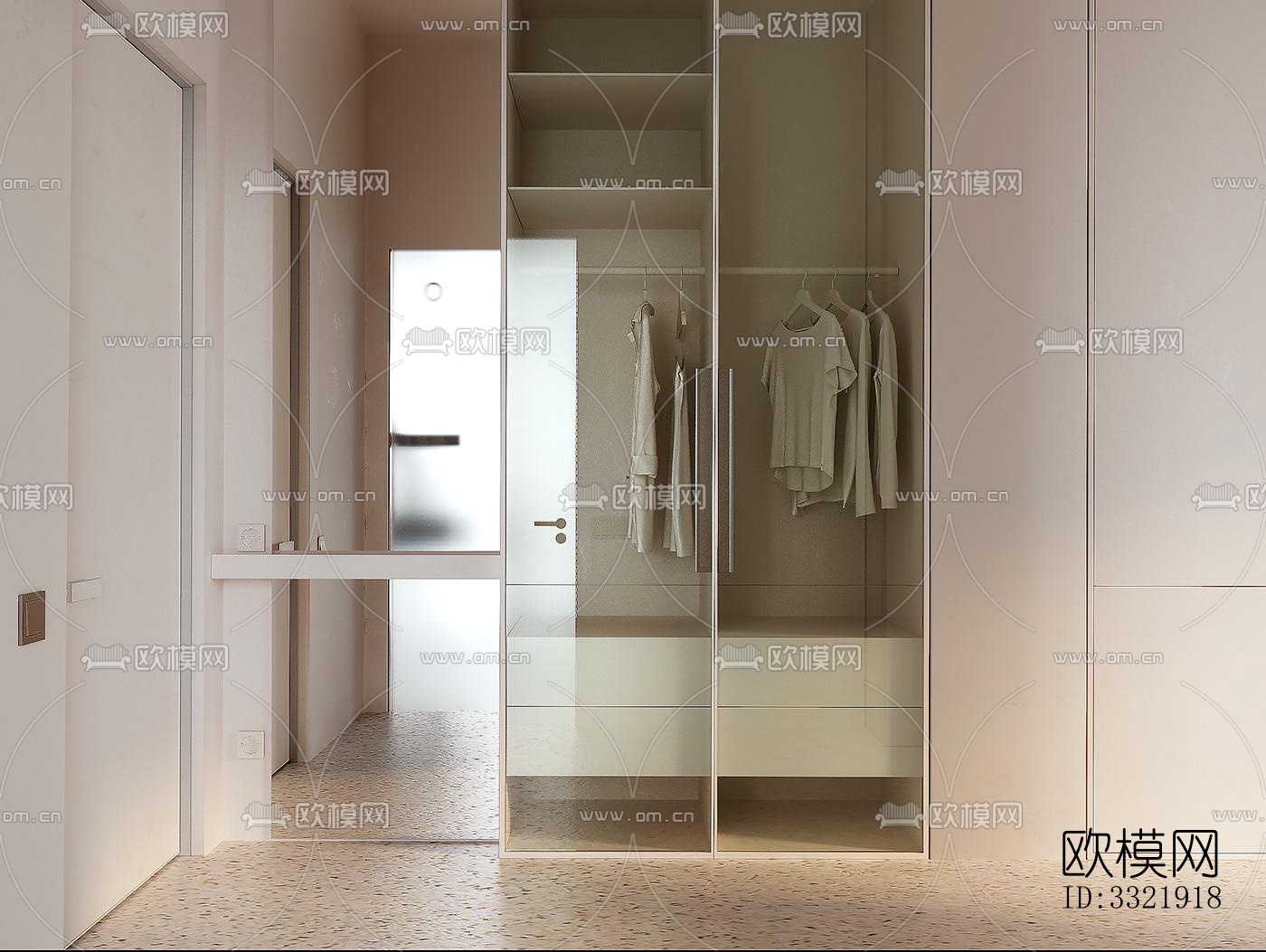 现代客厅效果图下载（渲染图9）