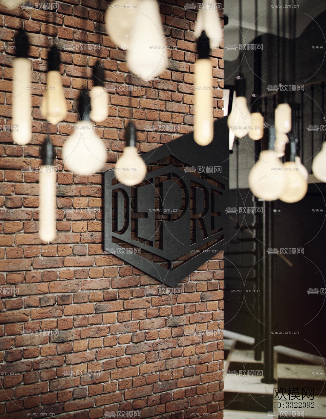 现代客厅效果图下载（渲染图6）