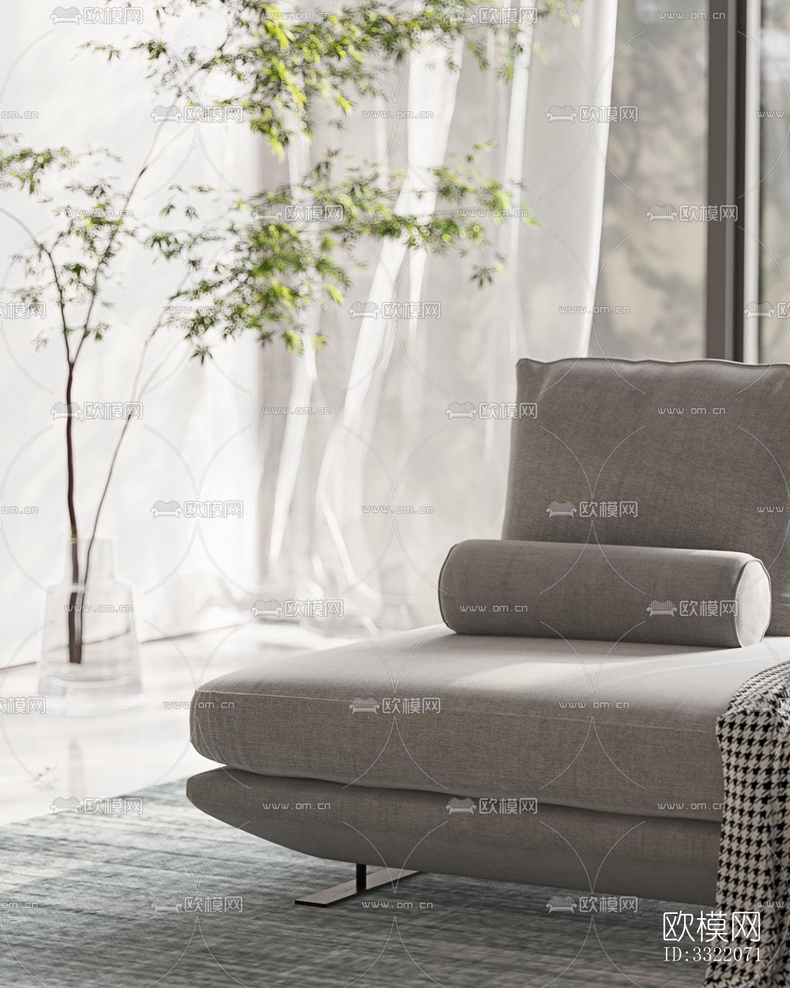 现代客厅效果图下载（渲染图6）