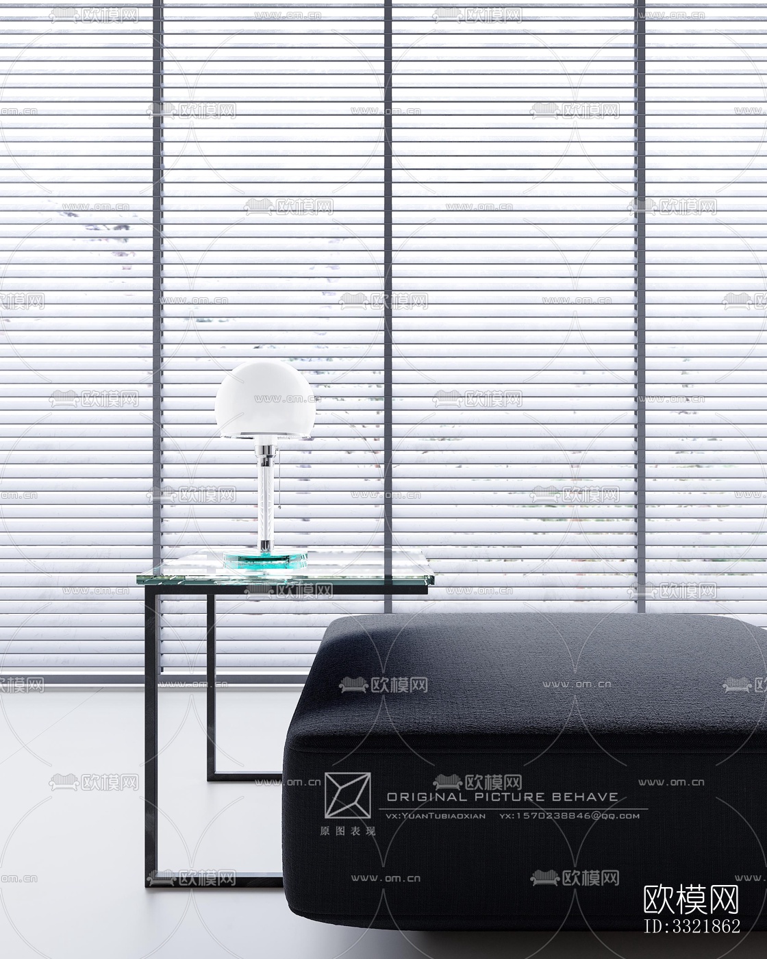 现代客厅效果图下载（渲染图5）