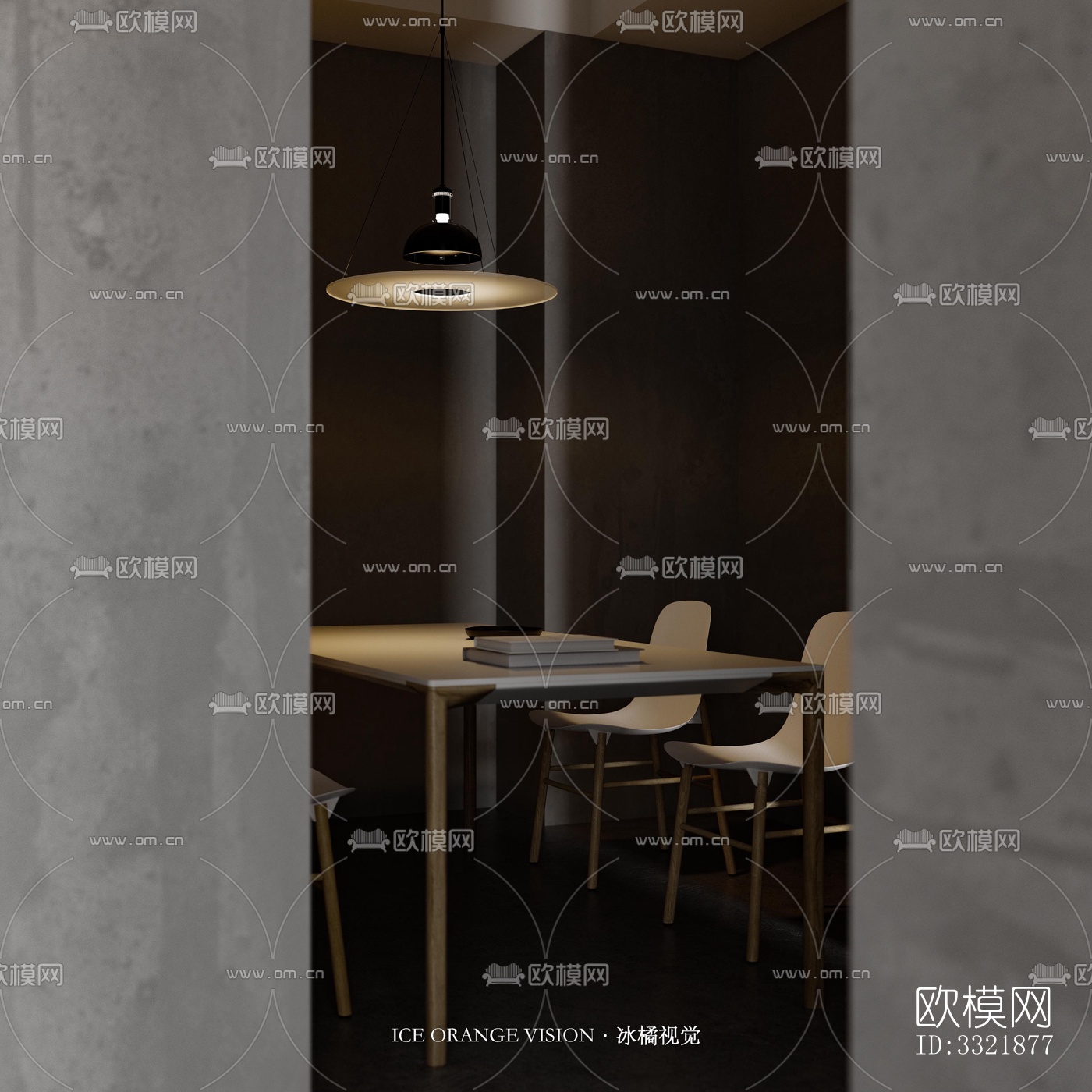 现代客厅效果图下载（渲染图4）