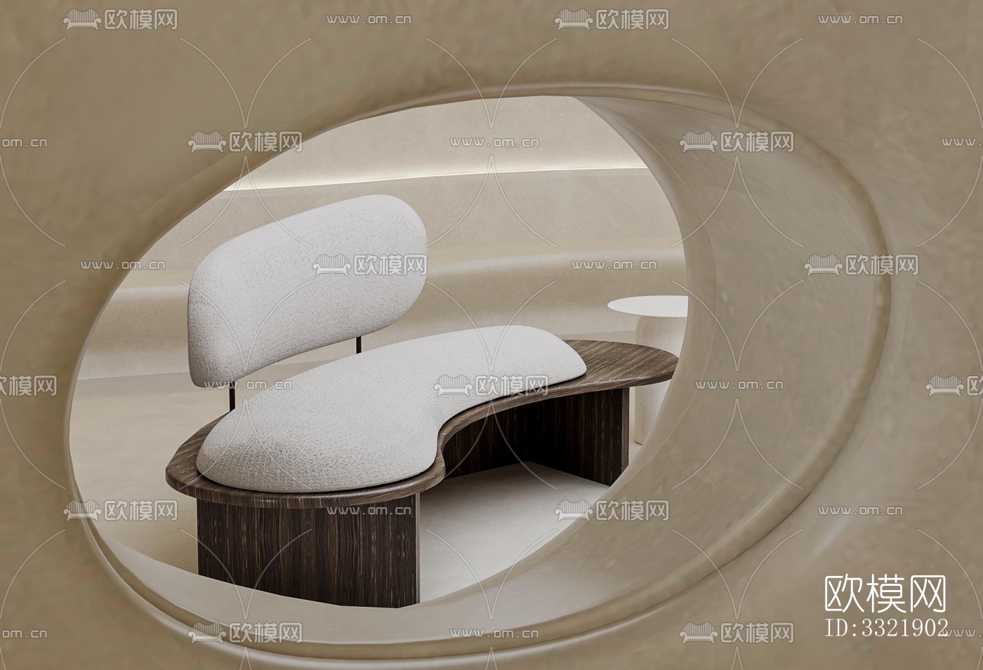 现代客厅效果图下载（渲染图7）