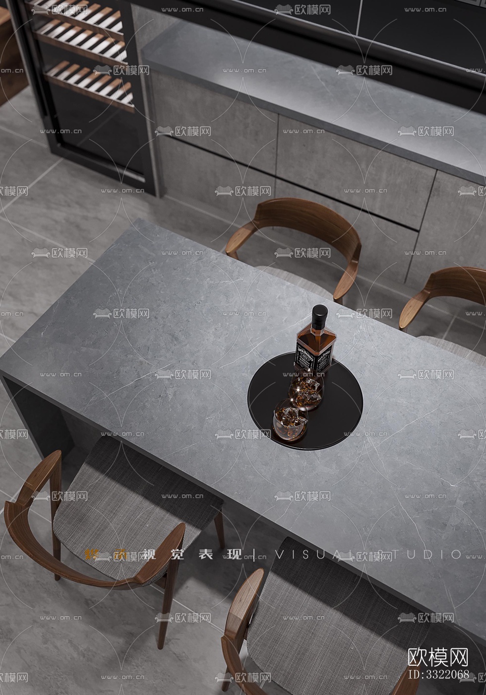 现代客厅效果图下载（渲染图3）