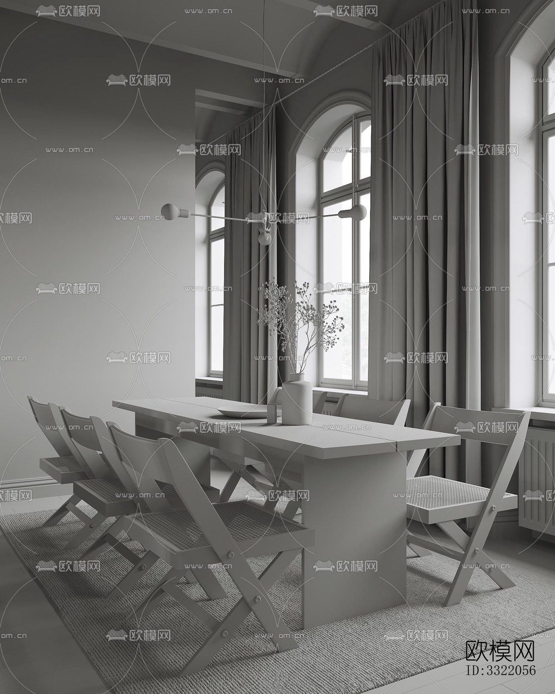 现代客厅效果图下载（渲染图19）