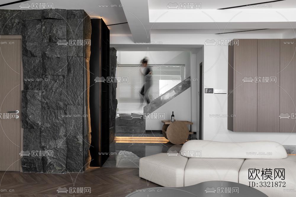 现代客厅效果图下载（渲染图14）